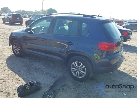 2016 Volkswagen Tiguan S from USA, damaged, VIN WVGBV7AX4GW576613